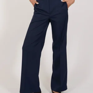 Pantaloni palazzo a vita alta in ecofibra – Giovanna