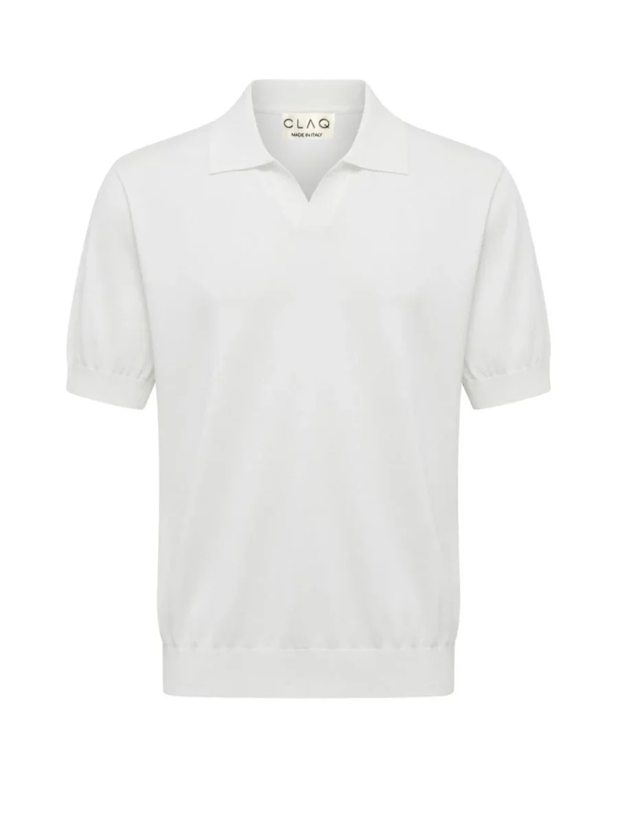 Polo Uomo Claq CQ1200032-BIANCO