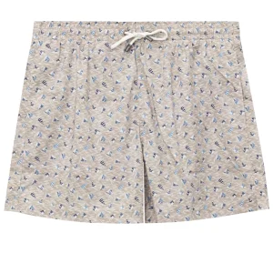Costume Boxer con Stampa Vele Canali