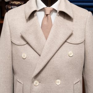 Cappotto Sabbia Lana Seta