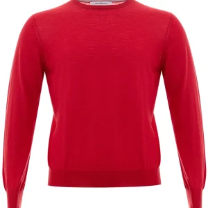 Maglia Girocollo in Rosso Gran Sasso